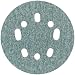Norton 3X 5 & 8 Hole Universal Vacuum Abrasive Fiber Disc, Fiber Backing, Hook & Loop, Aluminum Oxide