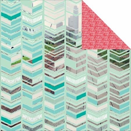 Echo Park Paper CL6-4010 Capture Life Double-Sided Cardstock 12 in. x 12 in.-City Scape - Pack of 25