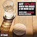 Natural SANDSTONE COASTERS Set - Sandstone is Highly Absorbent. Each Coaster Has a Unique Beautiful Design. The Perfect Coasters For Drinks Absorbing More Water & Moisture. Great Home Furnishing Gifts