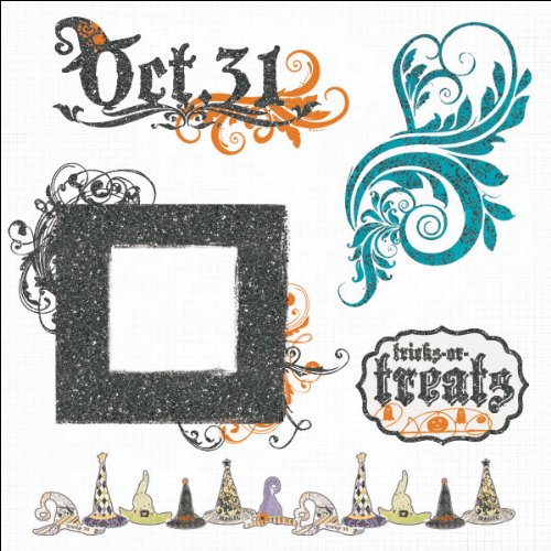 Oct. 31st Glitter Cuts Transparent Die-Cuts 8