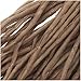 Silk Fabric String 2mm 'Light Cafe Brown' 42 Inch Strand (1)