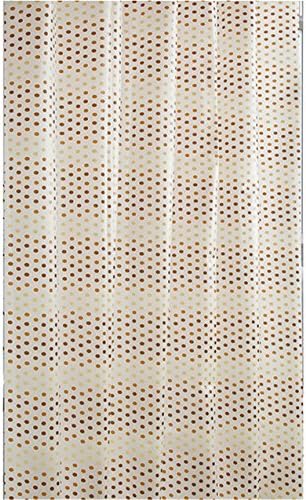 Hot San PEVA Bathroom Shower Curtains With Gradient Coffee Spots Design,80x80in(200x200cm)