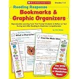 Reading Response Bookmarks & Graphic Organizers: Reproducible Learning Tools That Prompt Kids to Reflect on Text During and After Reading to Maximize Comprehension ~ Kimberly Blaise