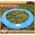 Randabdeckung Federabdeckung Randschutz Trampolin Abdeckung Schutzumrandung 12ft � 366 cm