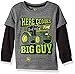 John Deere Toddler Boys Here Comes The Big Guy Tee, Medium Heather Grey, 2T