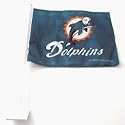 MIAMI DOLPHINS NFL LOGO CAR FLAG FOOTBALL