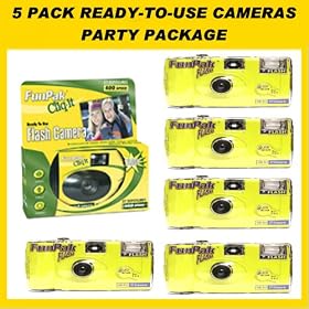 5 Pack Disposable Film Cameras - Preloaded With ISO 800 Film. Capture Your Favorite Memories With... by
