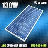 130 Watt 12 Volt Multicrystalline Solar Panel 130w