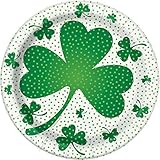 Lucky Shamrock St. Patrick's Day Dessert Plates, 8ct