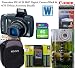Canon Powershot SX110 IS 9MP Digital Camera Black & Transcend 4GB SDHC Secure Digital Memory Card, Gorillapod Mini Tripod, Icon Digital Camera Case, 4-AA Battery & Charger, and Digital LCD Screen Protectors