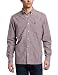 Fred Perry Mens Gingham Shirt, Purple, X-Small