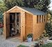 Kitchen & Housewares : 2.44m x 3.05m (8' x 10') Waltons Groundsman Apex Double Door Shed