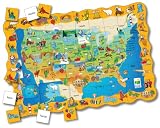 The Learning Journey Puzzle Doubles Find It! USA Floor Puzzle