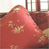 Sticky Rice Red People Pillow by Glenna Jean