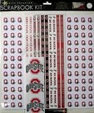 Sports Solution Ohio State Buckeye Scrapbook Page Kit