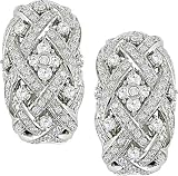 18k White Gold 1 7/8ct TDW Diamond Earrings