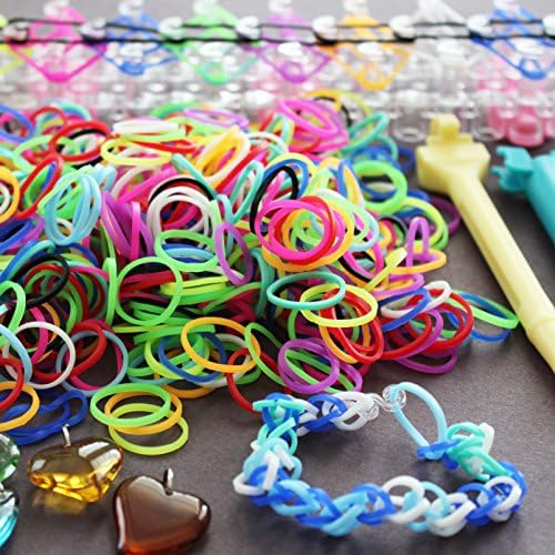 Loom Band Kit with Assorted Jewel Charms