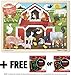 Barnyard: 24-Piece Jigsaw Puzzle + FREE Melissa & Doug Scratch Art Mini-Pad Bundle [90612]