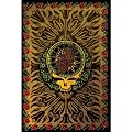 Grateful Dead - Flowered Stealie Tapestry 90X60