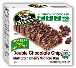 Health Valley Double Chocolate Chip Granola Bars, 6-Count Bars (Pack of 6)