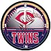 MLB Minnesota Twins Round Clock