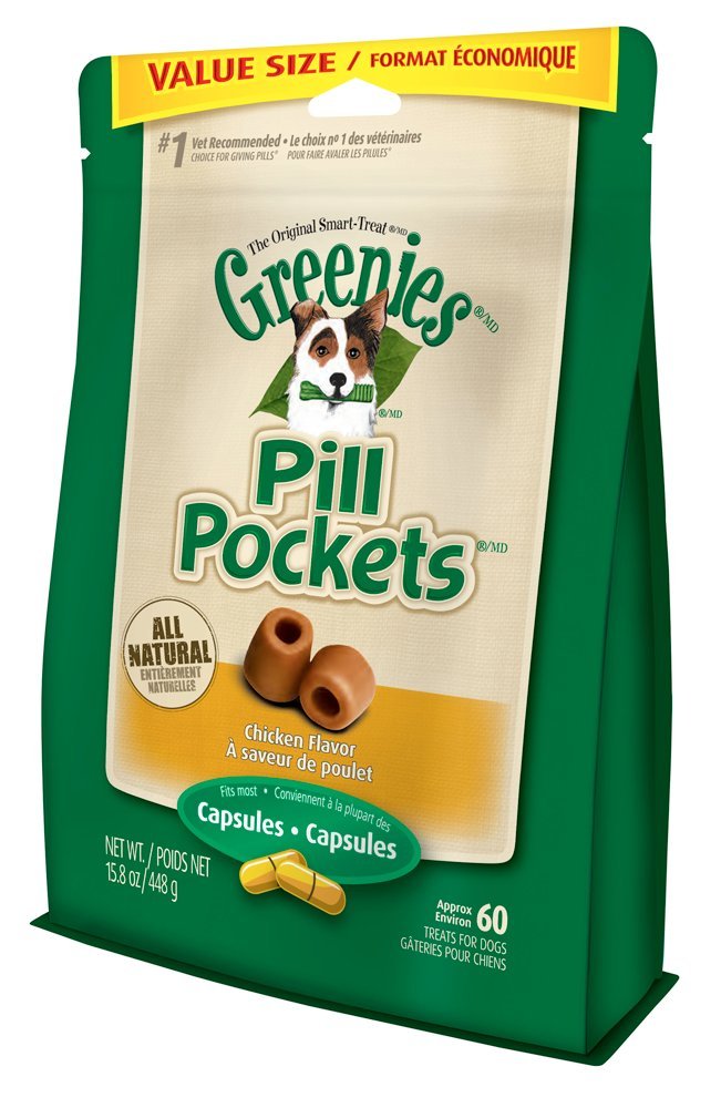 Amazon.com : GREENIES PILL POCKETS Treats for Dogs Chicken Flavor ...