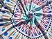 Orino 100% Cotton Soft Round Beach Floral Towel with Fringing 59 Inch Diameter