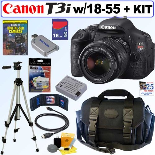 Canon EOS Rebel T3i 18 MP CMOS Digital SLR Camera 
