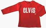 Red Elvis Rock Long Sleeve Baby T-shirt