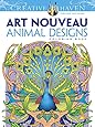 Dover Creative Haven Art Nouveau Animal Designs Coloring Book (Adult Coloring)