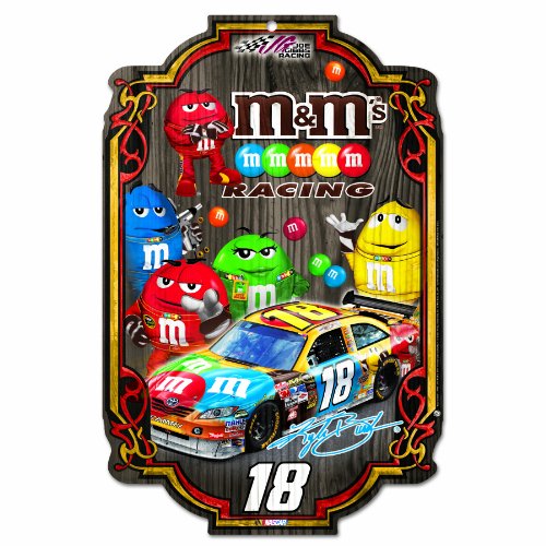NASCAR Kyle Busch Wood Sign