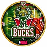 NBA Milwaukee Bucks 18-Inch High Definition Clock