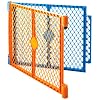 North States Superyard Colorplay 2 Panel Extension Kit, Orange/Blue