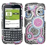 Rhinestones Protector Case for Samsung Replenish SPH-M580, Bubbles Full Dia ....