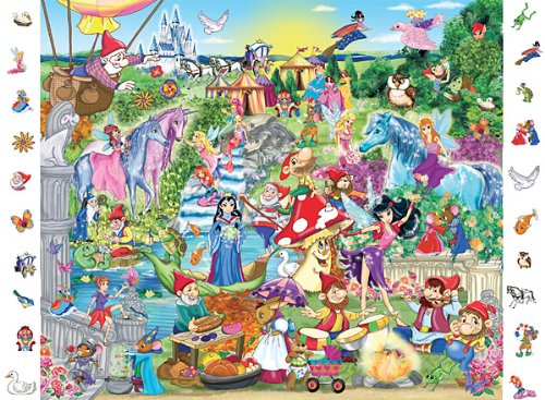 611qoF6%2BKNL Ravensburger 84 Piece look and Find Puzzle   Dream Land