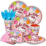 Costume Supercenter BB101476 Hello Kitty Party Standard Kit Serves 8 Guests