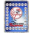 New York Yankees MLB World Series Commemorative Woven Tapestry Throw (48x60")"