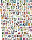 Creative Teaching Press 4-Inch Designer Letters, Collage Art (4382)