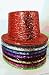 Peter Alan 6131R Red Glitter Top Hat photo
