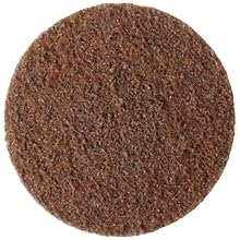 Weiler Tiger 3" Diameter, Coarse Grade, General Purpose, Non-Woven Surface Conditioning, Brown Plastic Button Style Disc