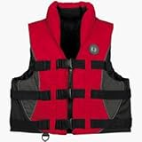 MUSTANG HIGH IMPACT WATERSPORT VEST XXXL MODEL # MV4600-XXXL-RD/CR/BK
