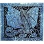 Blue Winged Dragon Tapestry 90 X 110