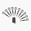 Intermatic LX10610T25 Malibu 10-Pack Low-Voltage Plastic Lights with 44-Watt Power Pack and 50-Foot Cable, Black