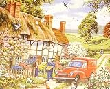 Big 250 Piece Jigsaw Puzzle Daily Delivery - Postman In Village