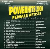 HIP TRACKS #3 Karaoke CDG FEMALE POP 2000 POWERHITS 18 Songs (HTG-1003)