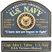 Navy - I Have Not Yet Begun to Fight w/ 3D Emblem - Personalized 18x24