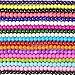 RUBYCA 2 Strings Mix Lot Assorted Round Opaque Coated Loose Glass Beads Jewelry Making Beading 4mm