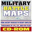 Military Battle Maps - Historic Campaigns from Ancient Warfare to Recent Conflicts, Thousands of Image Files - Revolution, Civil War, World War I and II, Korea, Vietnam, Gulf War (CD-ROM)