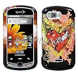 Love Tattoo Snap On Protector Case Phone Cover for Samsung Moment M900 Spri ....