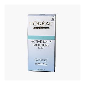 L'Oreal Paris Active Daily Moisturizer, SPF 15, 4-Fluid Ounce